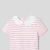 Girl striped polo shirt