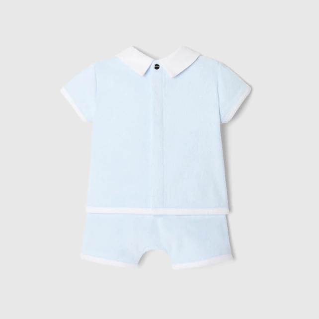 Baby boy terry shorts set