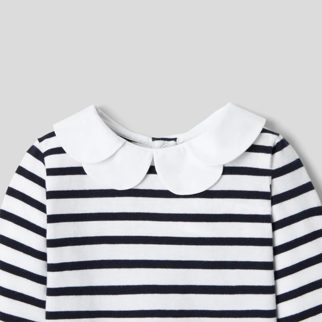 Baby girl's sailor shirt