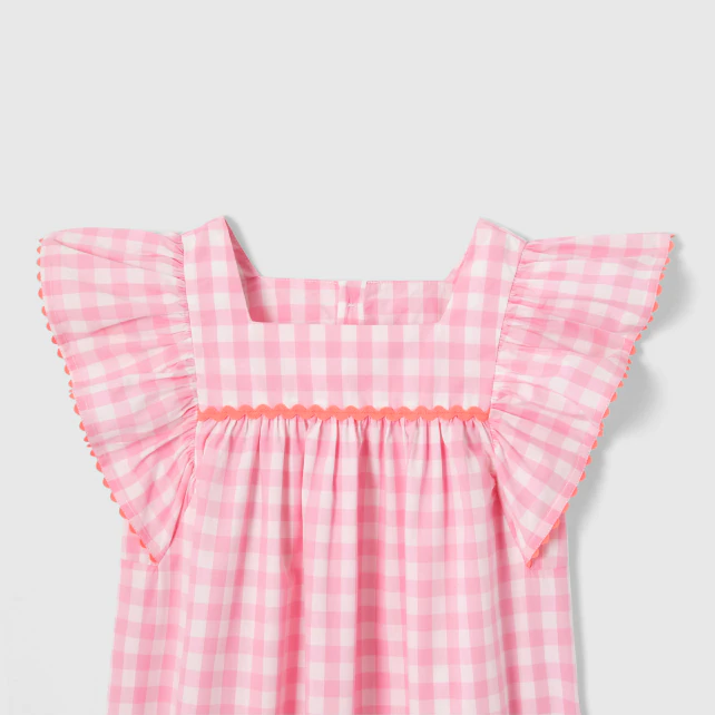 Girl gingham nightgown