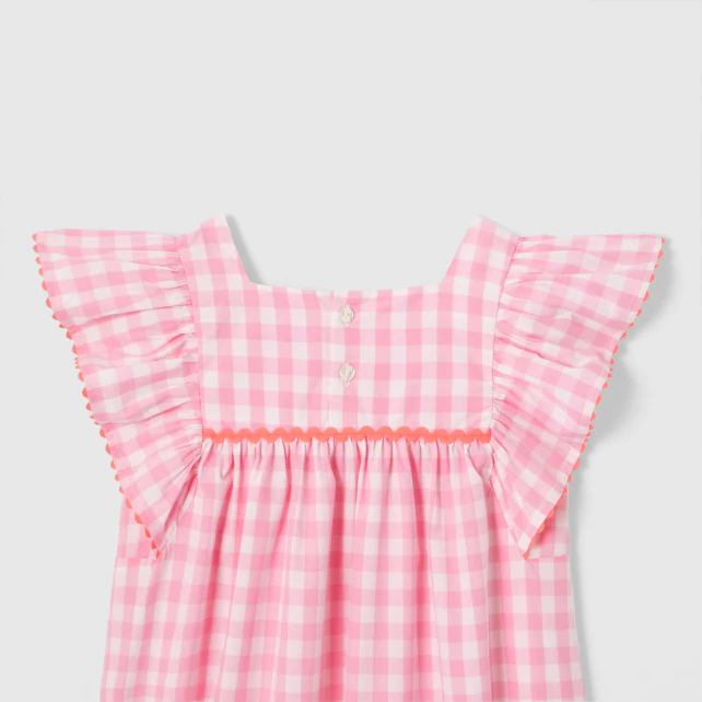 Girl gingham nightgown