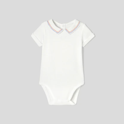 Baby boy short sleeve bodysuit