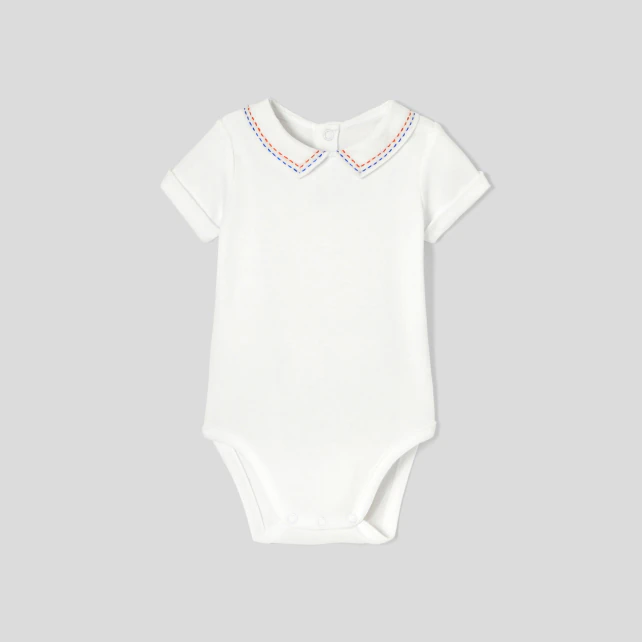 Baby boy short sleeve bodysuit