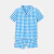 Boy gingham shirt pyjamas