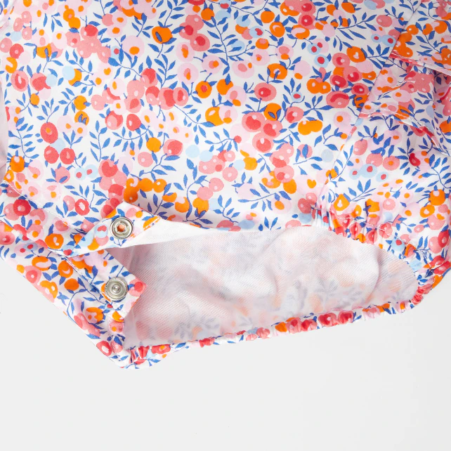 Baby girl bloomer in Liberty fabric