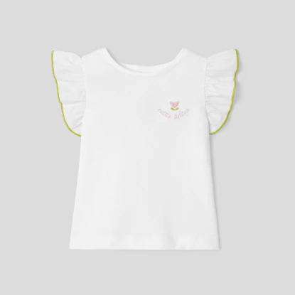 Baby girl short sleeve t-shirt