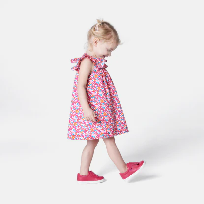 Baby girl Liberty fabric dress