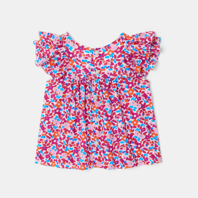 Baby girl blouse in Liberty fabric