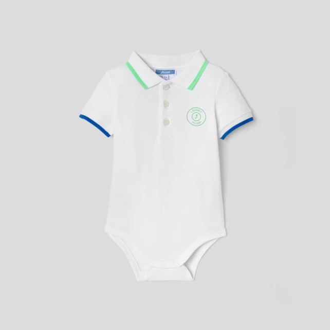 Baby boy polo shirt bodysuit