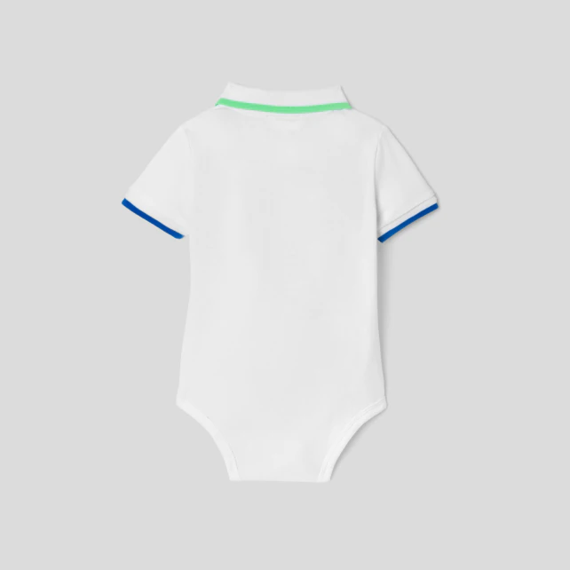 Baby boy polo shirt bodysuit