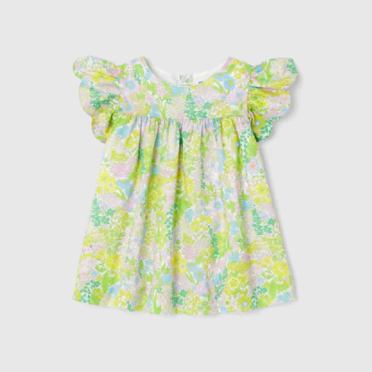 Baby girl Liberty fabric dress