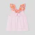 Girl ruffled collar t-shirt