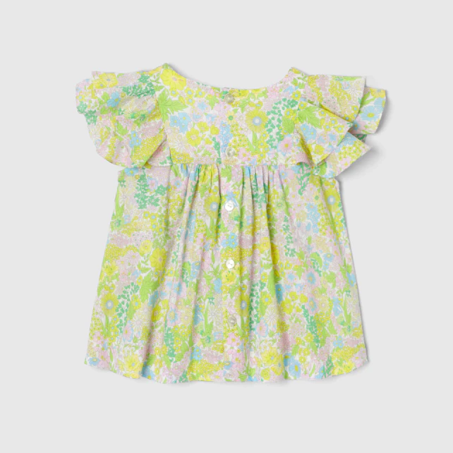 Baby girl blouse in Liberty fabric