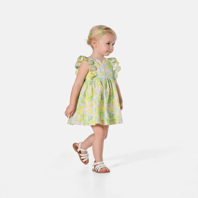 Baby girl Liberty fabric dress