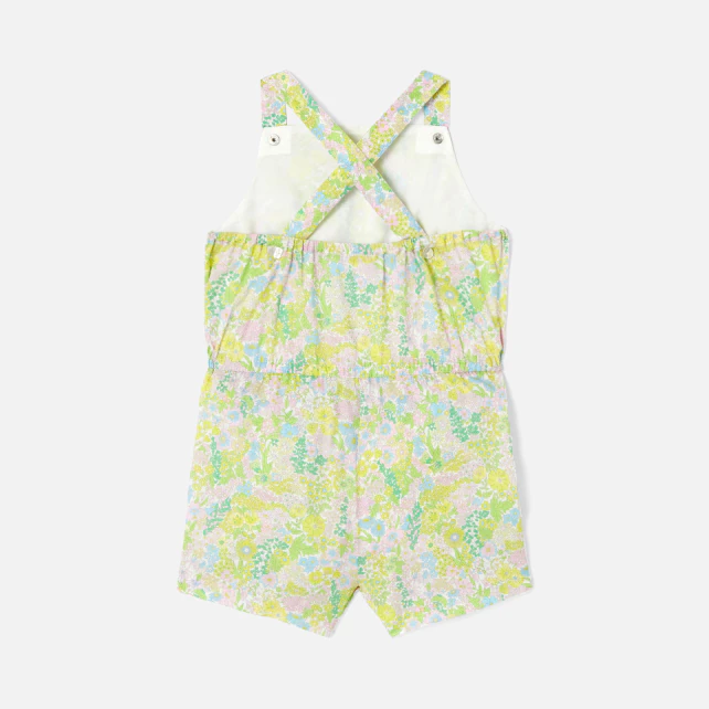 Girl Liberty fabric dungarees