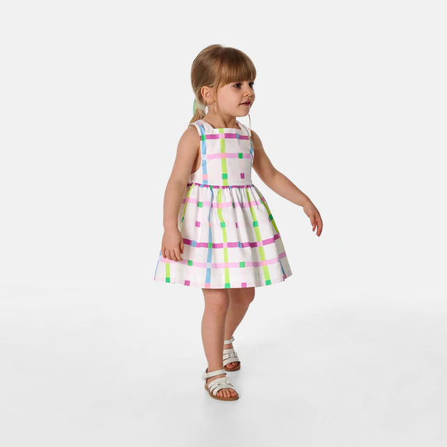 Baby girl checkered dress