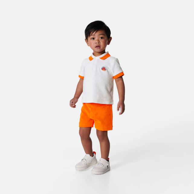 Baby boy terry shorts set