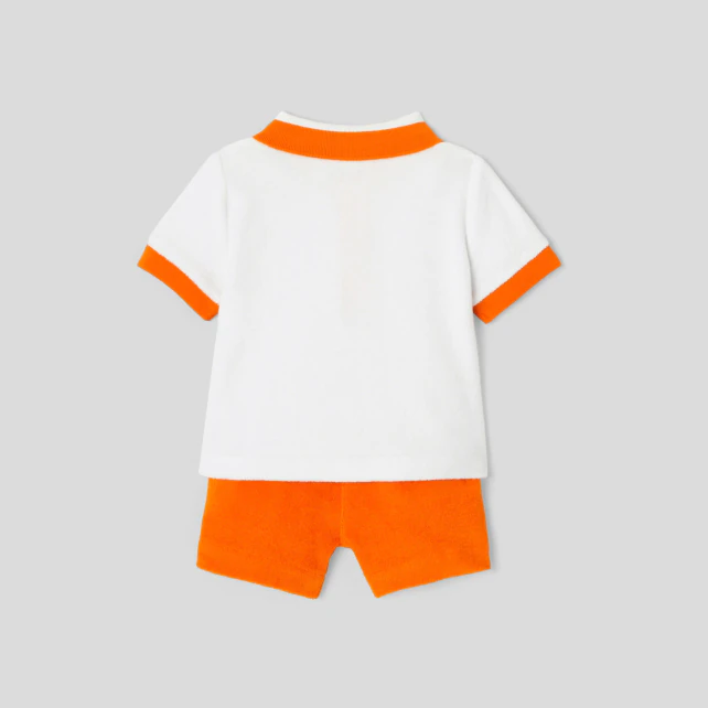 Baby boy terry shorts set