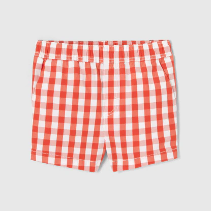 Baby boy gingham shorts