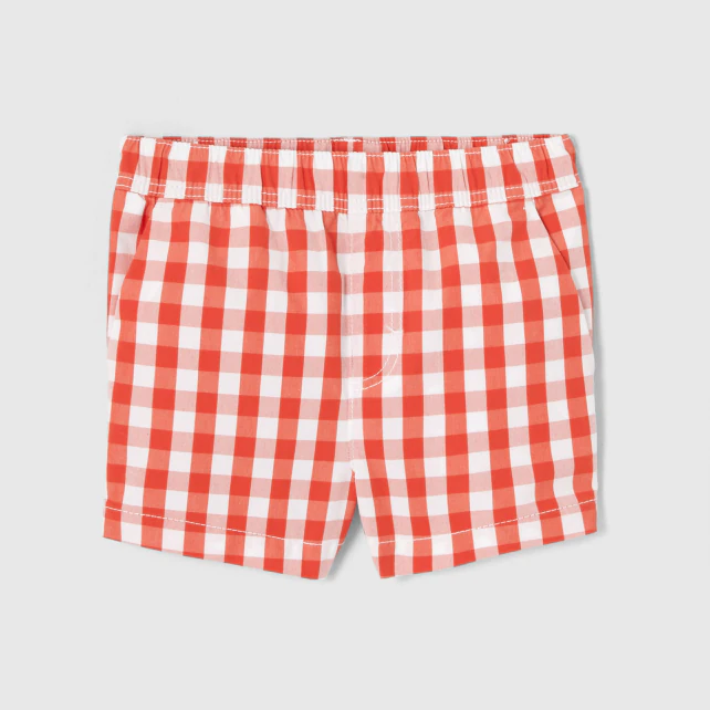 Baby boy gingham shorts