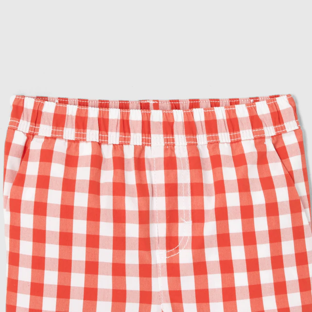 Baby boy gingham shorts