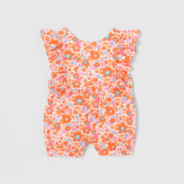 Baby girl Liberty fabric jumpsuit