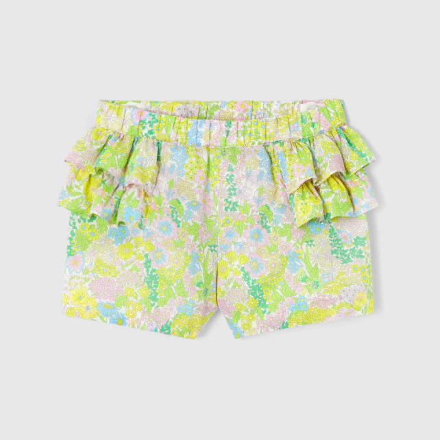 Baby girl shorts in Liberty fabric