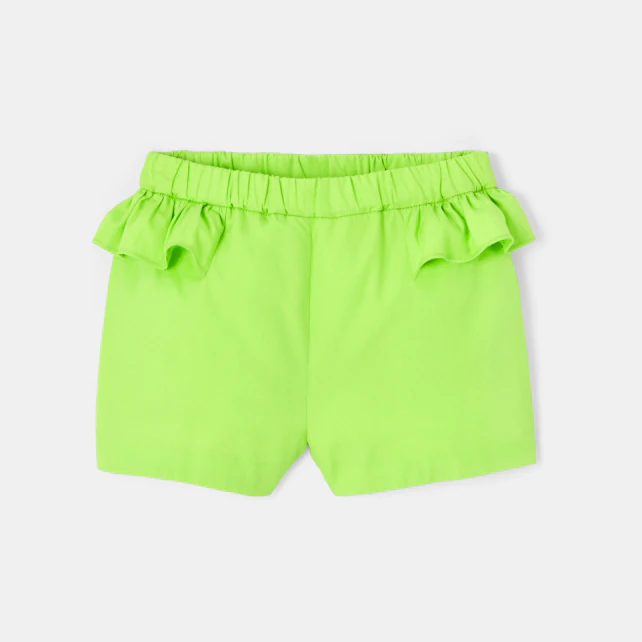 Baby girl poplin shorts