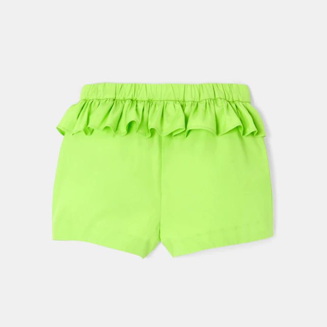 Baby girl poplin shorts