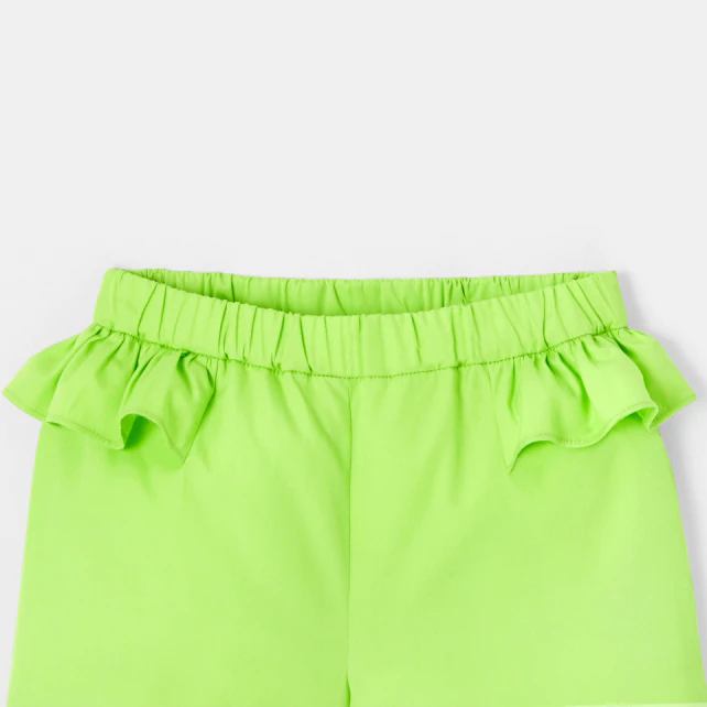 Baby girl poplin shorts