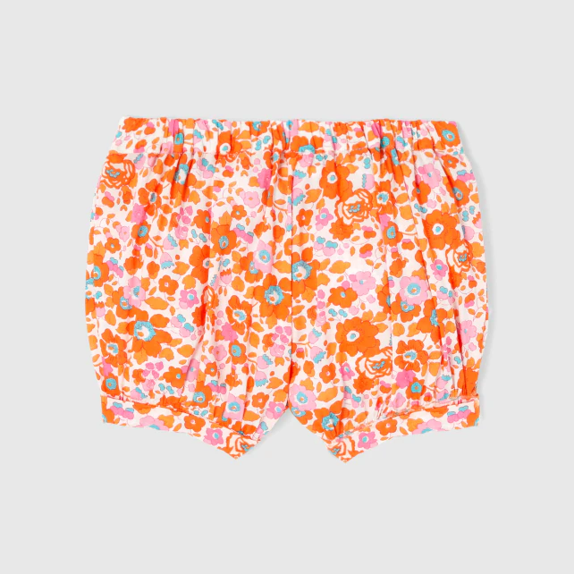 Baby girl shorts in Liberty fabric