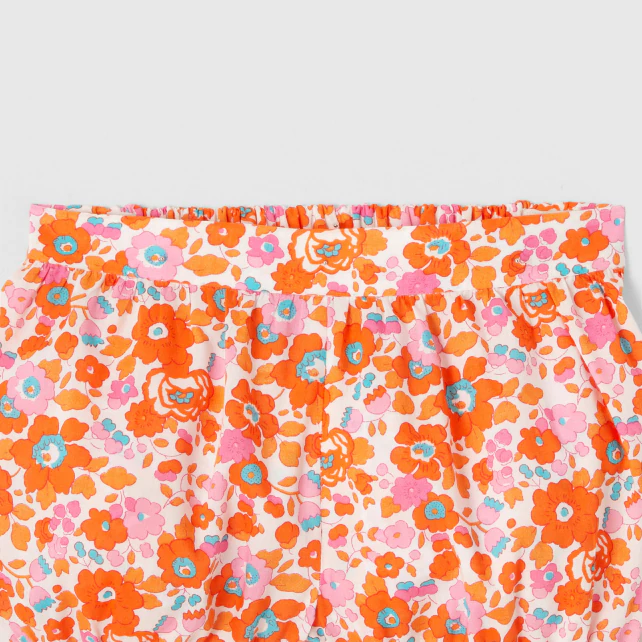 Baby girl shorts in Liberty fabric