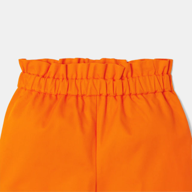 Baby girl gabardine shorts