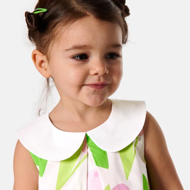 Baby girl tulip pattern dress