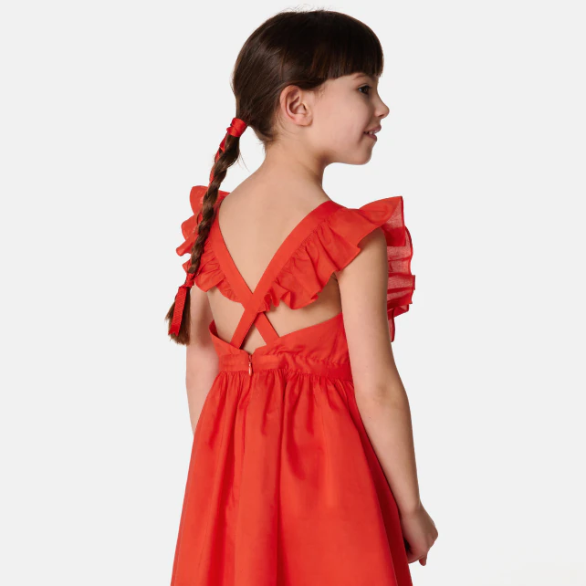 Girl cotton voile dress