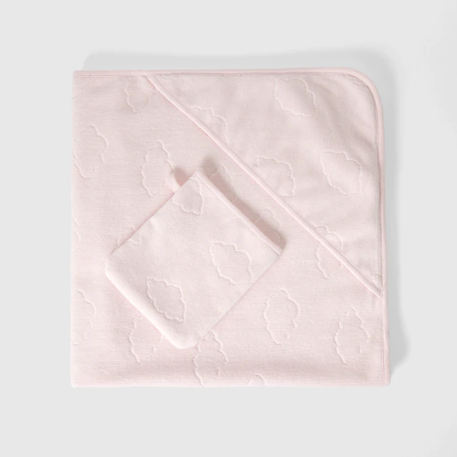 Baby hooded bath towel