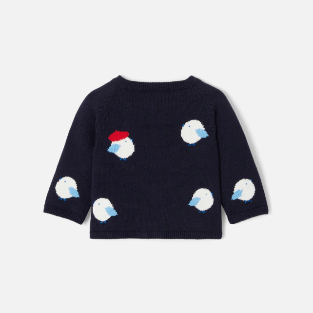 Baby boy jersey cardigan