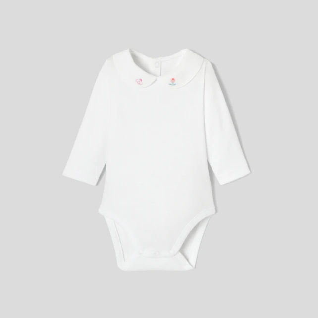 Baby girl long sleeve bodysuit