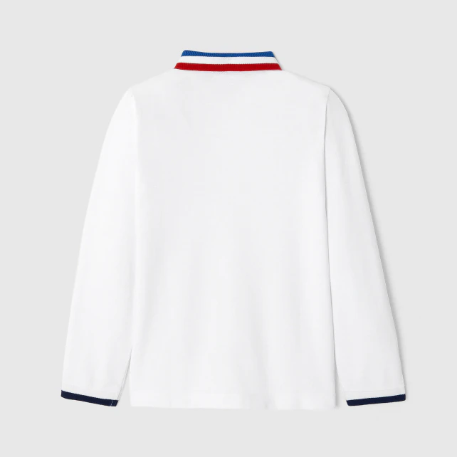 Boy long sleeve polo shirt