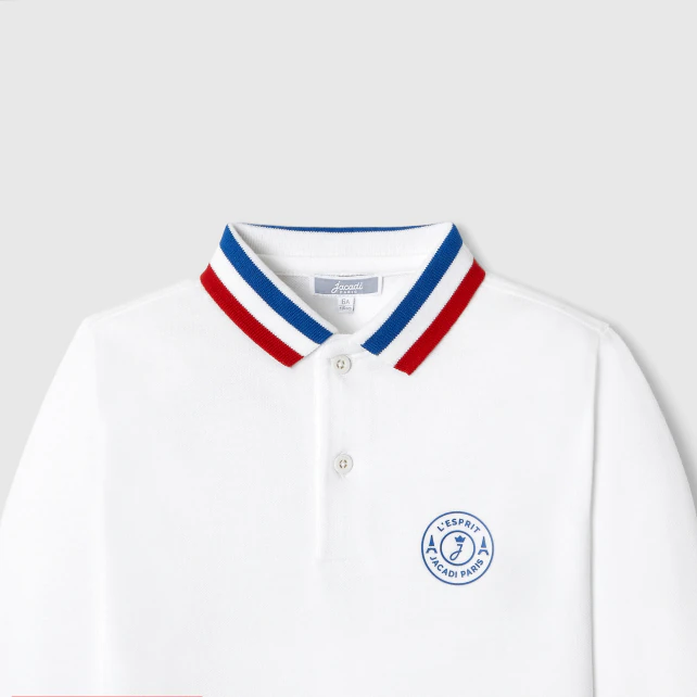 Boy long sleeve polo shirt