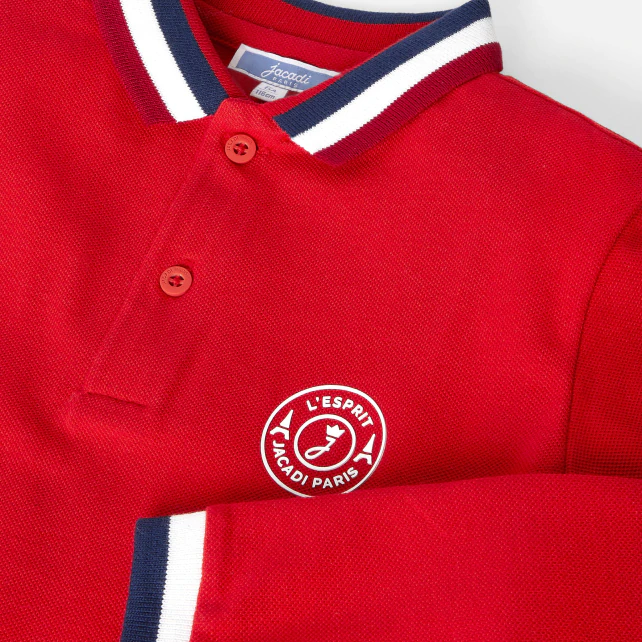 Boy long sleeve polo shirt