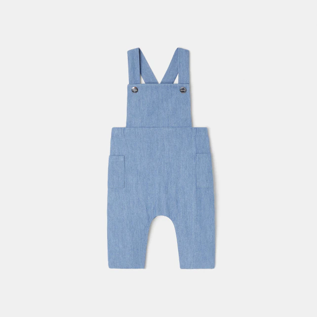 Baby boy denim dungarees