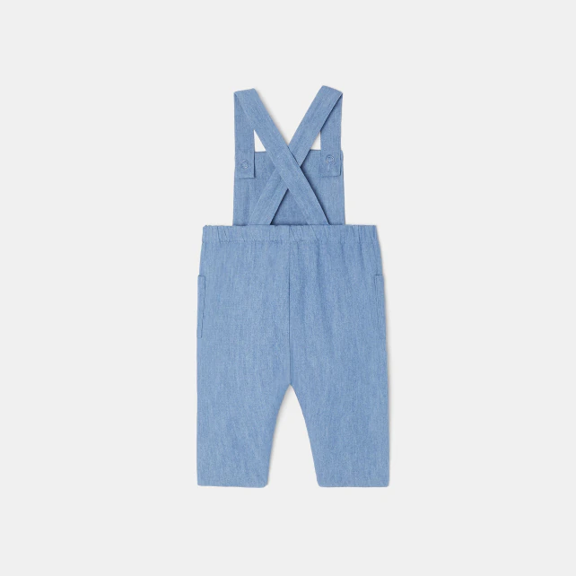 Baby boy denim dungarees