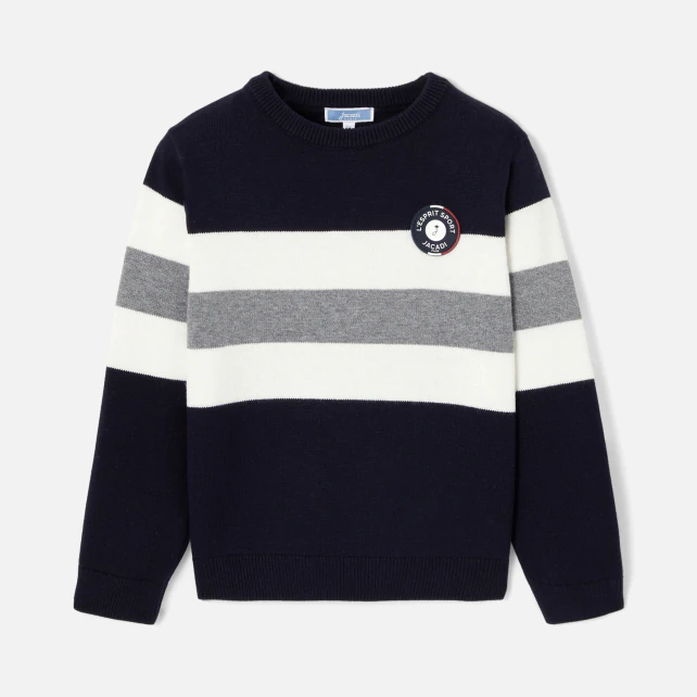 Boy colour block jumper