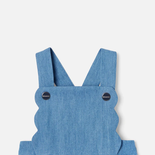 Baby girl denim dungarees