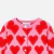 Baby girl small hearts cardigan