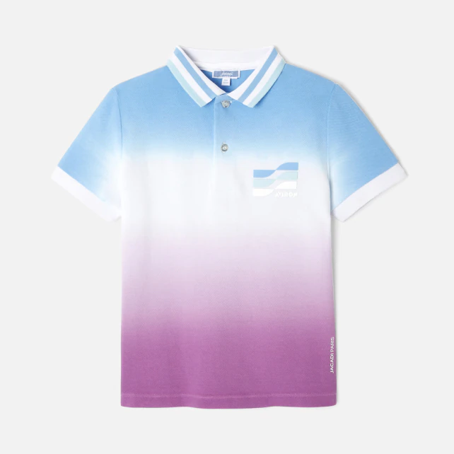 Boy polo dip dye