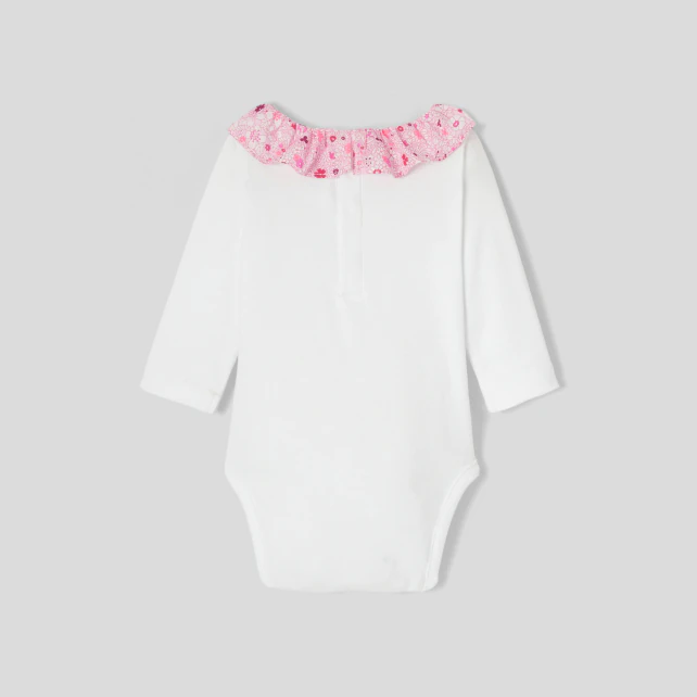 Baby girl long sleeve bodysuit