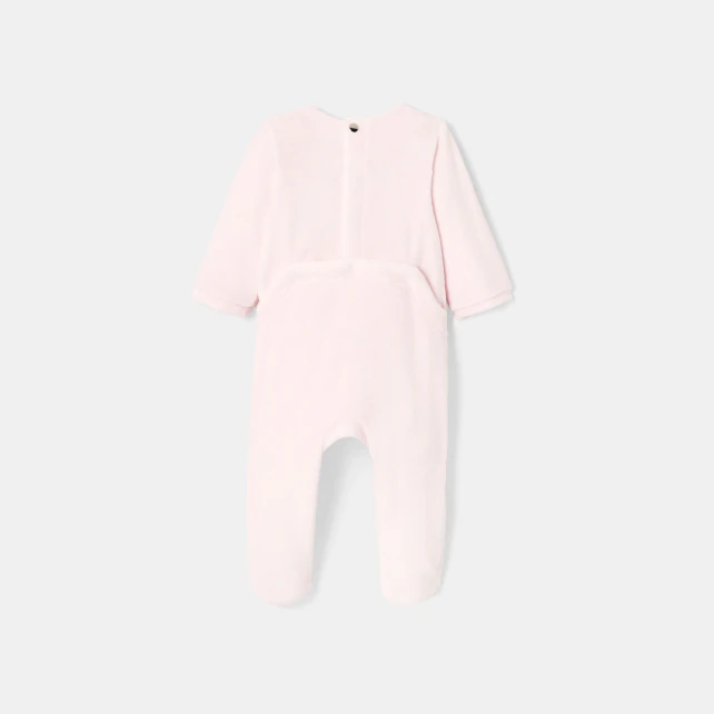 Velvet baby girl pyjamas