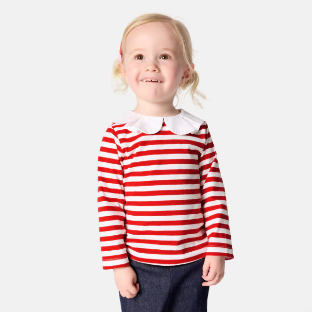 Baby girl Breton tee